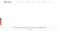 Desktop Screenshot of luxembourgwebservices.com